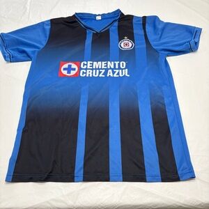 Liga MX Club Deportivo Cruz Azul La Maquina  Home Jersey Measures Men’s M/L